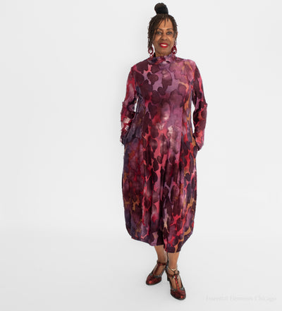 Alembika Jubilee Dress, Wine