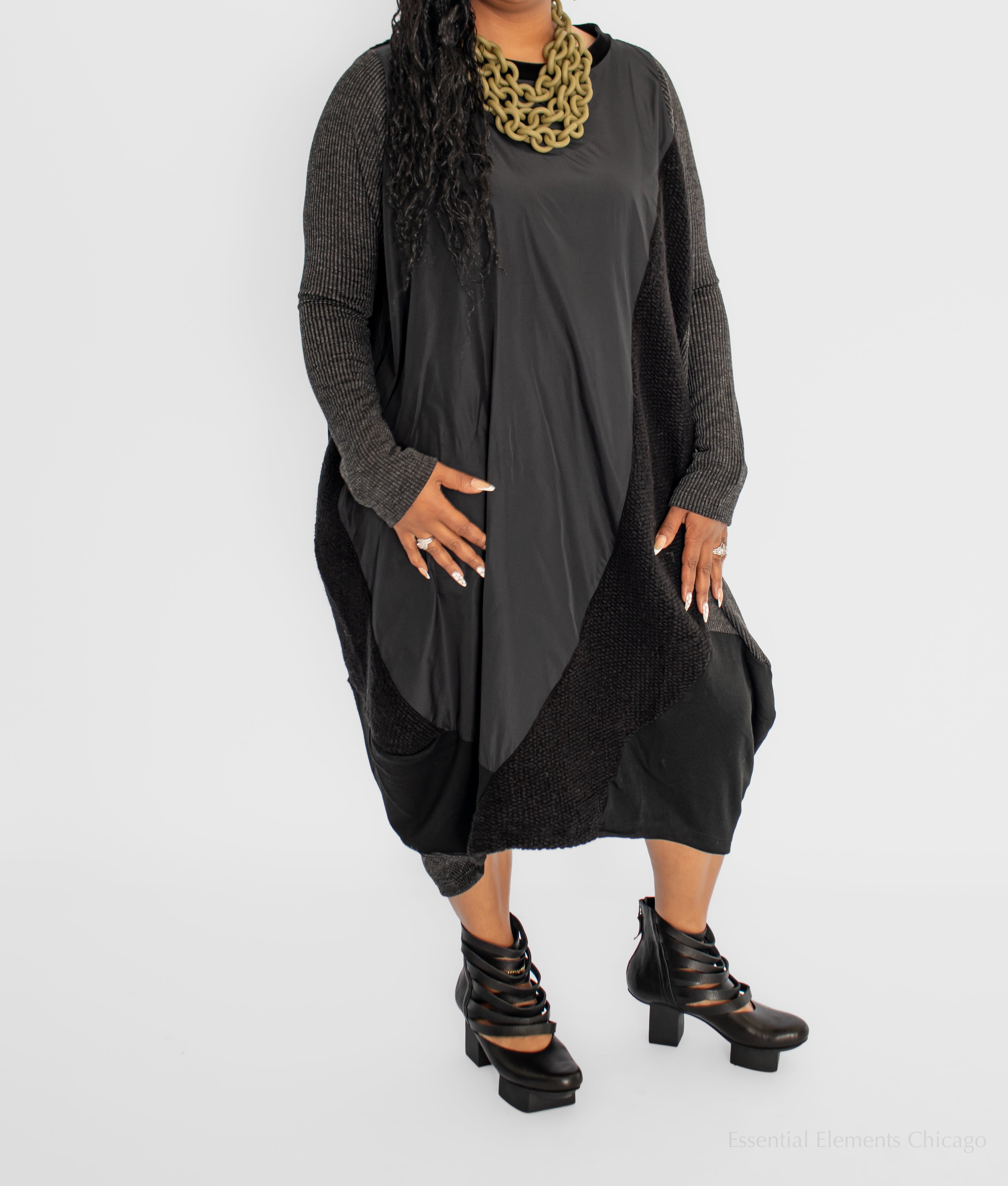Alembika Urban Oversized Taffeta Dress