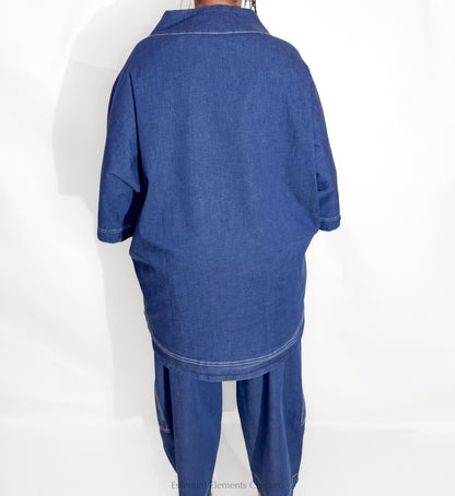 Alembika Boxy Denim Top