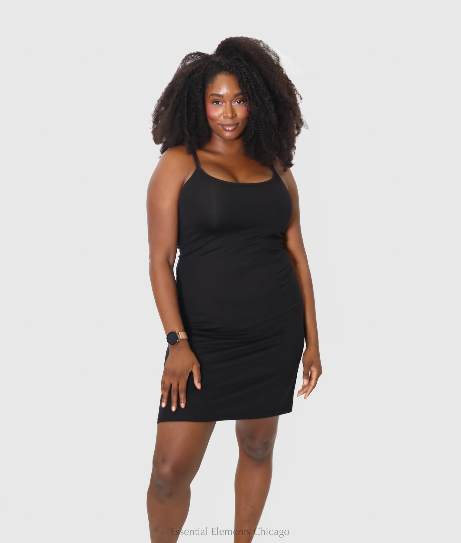 Alembika Essential Slip Dress - Black - Essential Elements Chicago