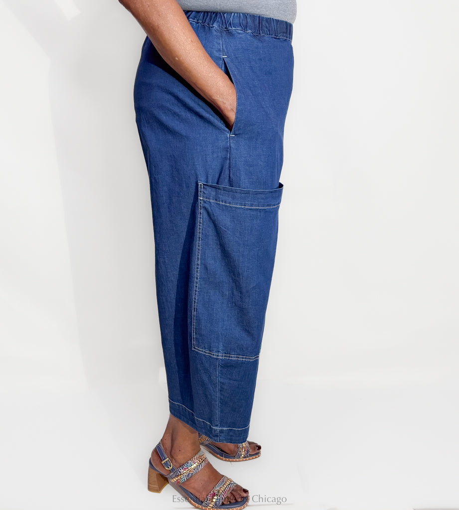 Alembika Denim Barrel Pants