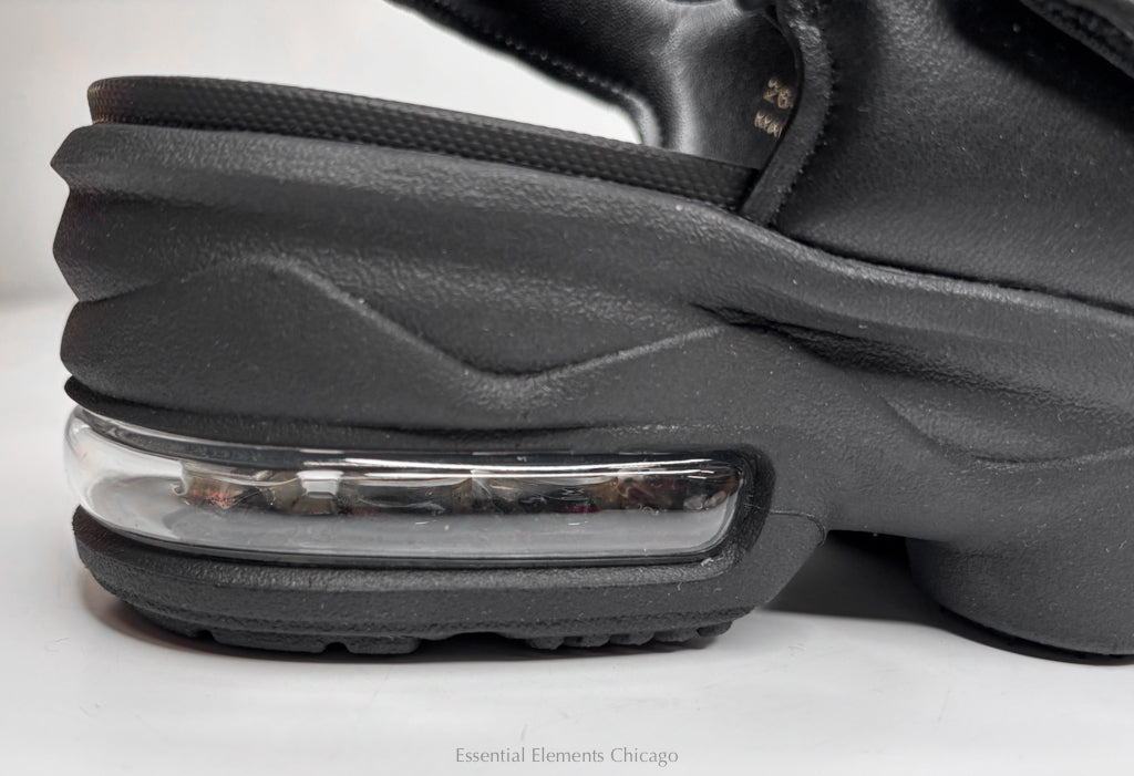 All Black Air Rocks Sandal