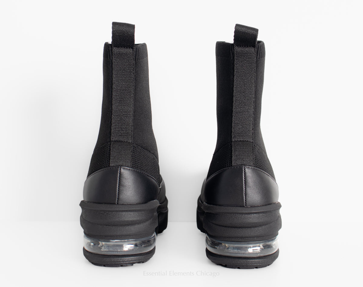 All Black Ankle Air Sneaker