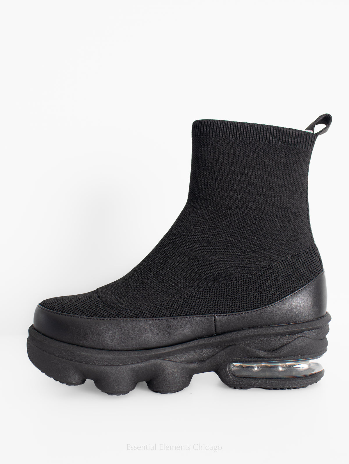 All Black Ankle Air Sneaker