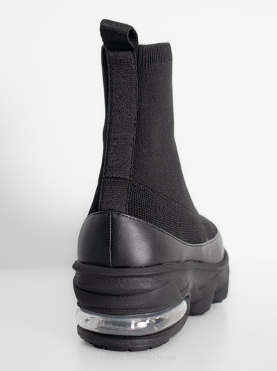 All Black Ankle Air Sneaker