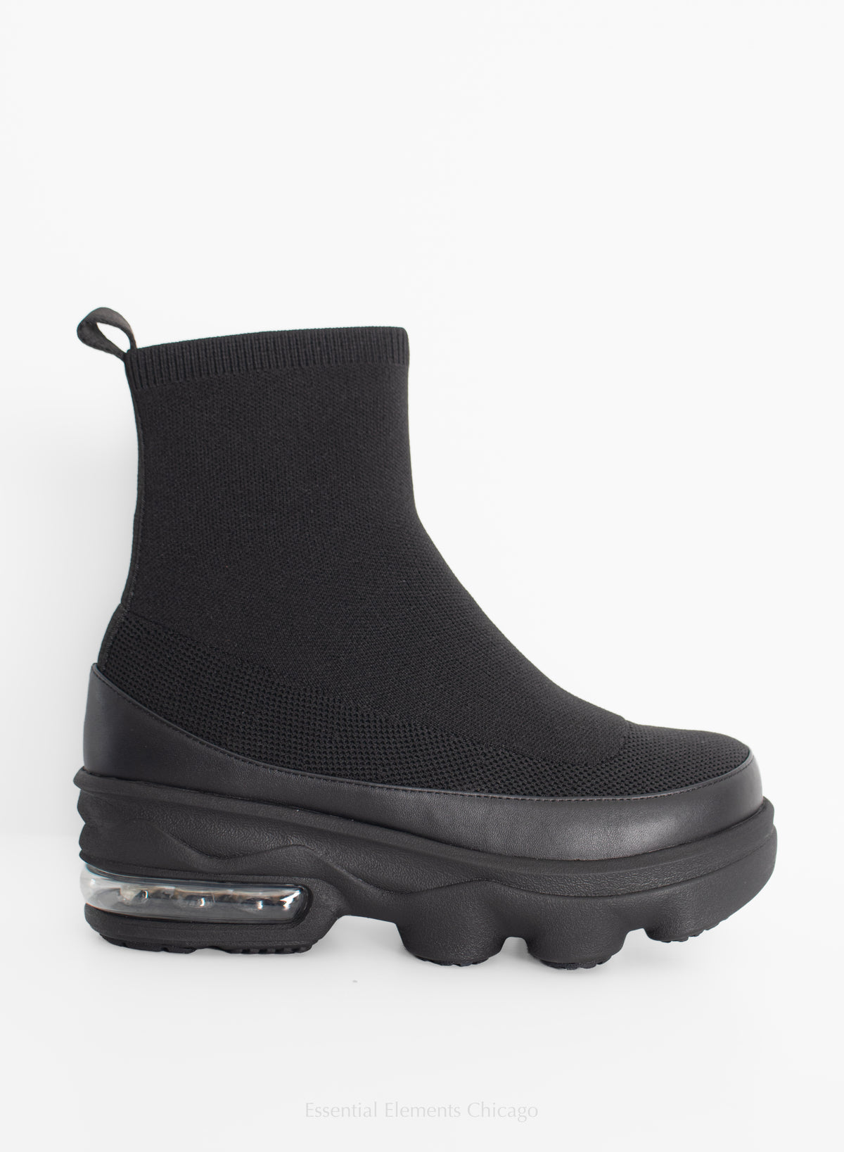 All Black Ankle Air Sneaker