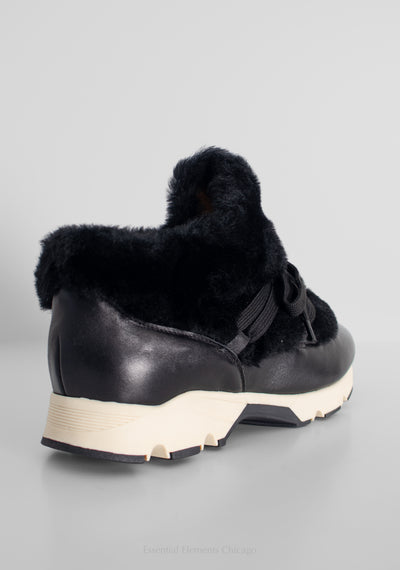 All Black Furry Sneak - Essential Elements Chicago