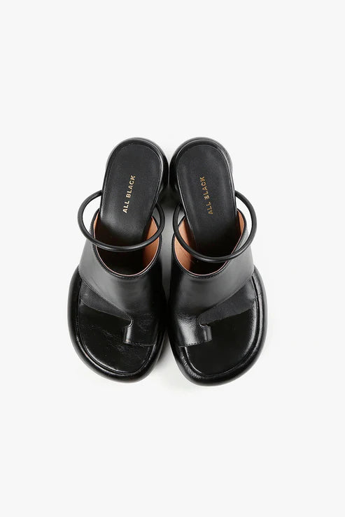 All Black Mod Combo Sandal