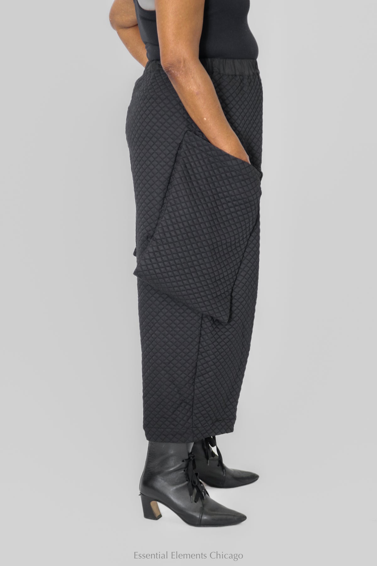 Amma Broken Pants - Black