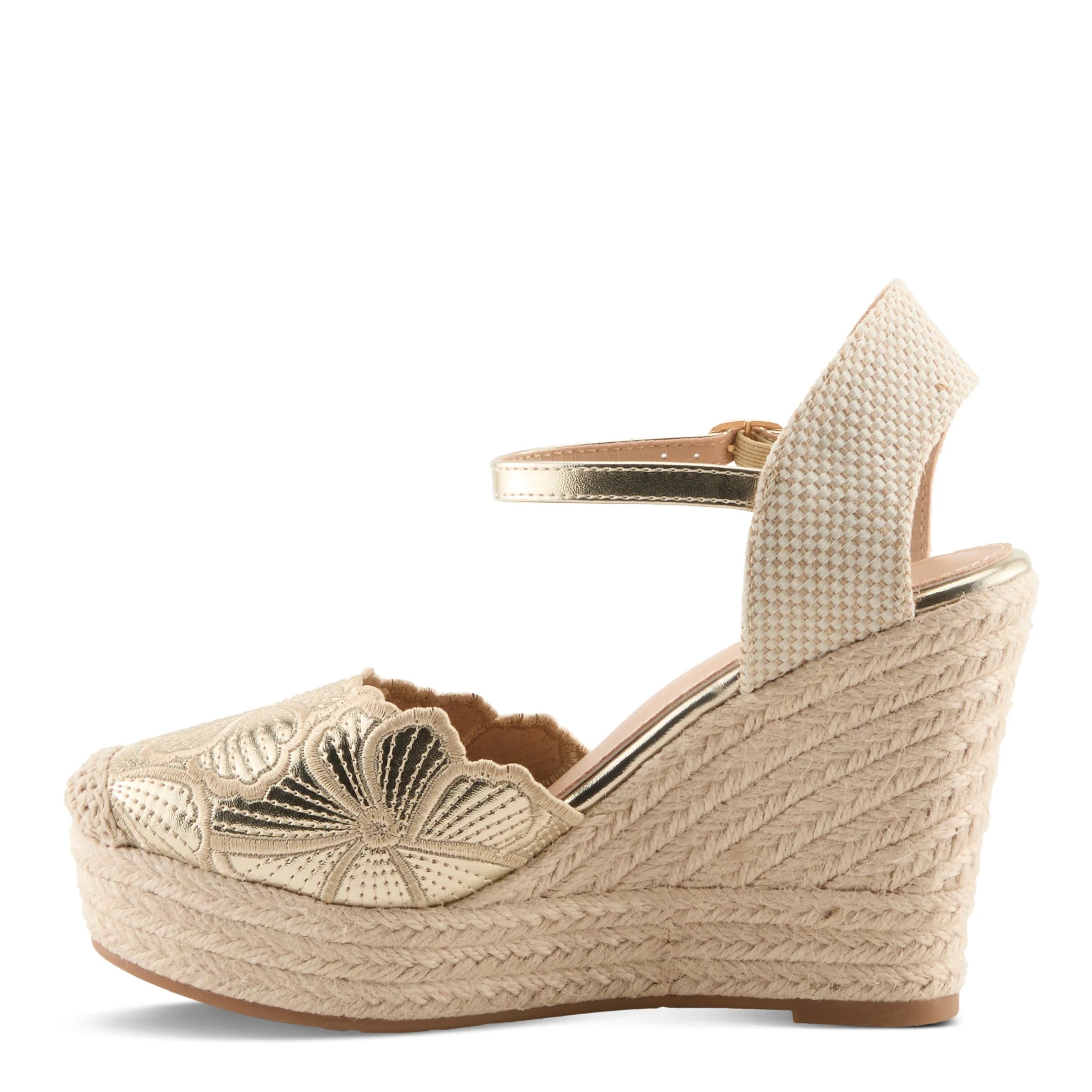 Azura Amelia Espadrille, Gold - Essential Elements Chicago