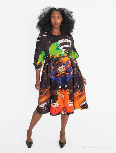 Beulah Art Motion Dress