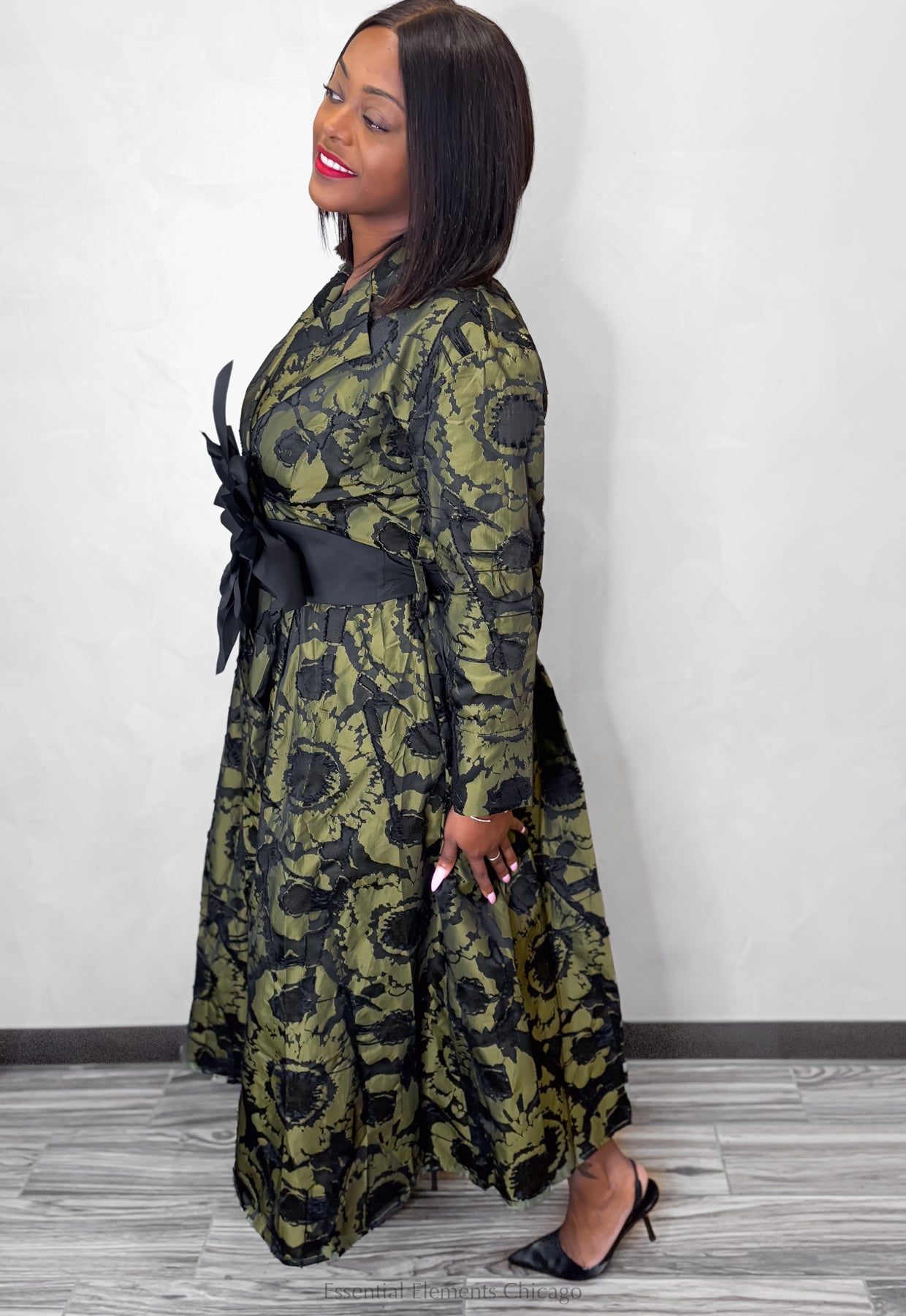 Bize Midnight Bloom  Dress