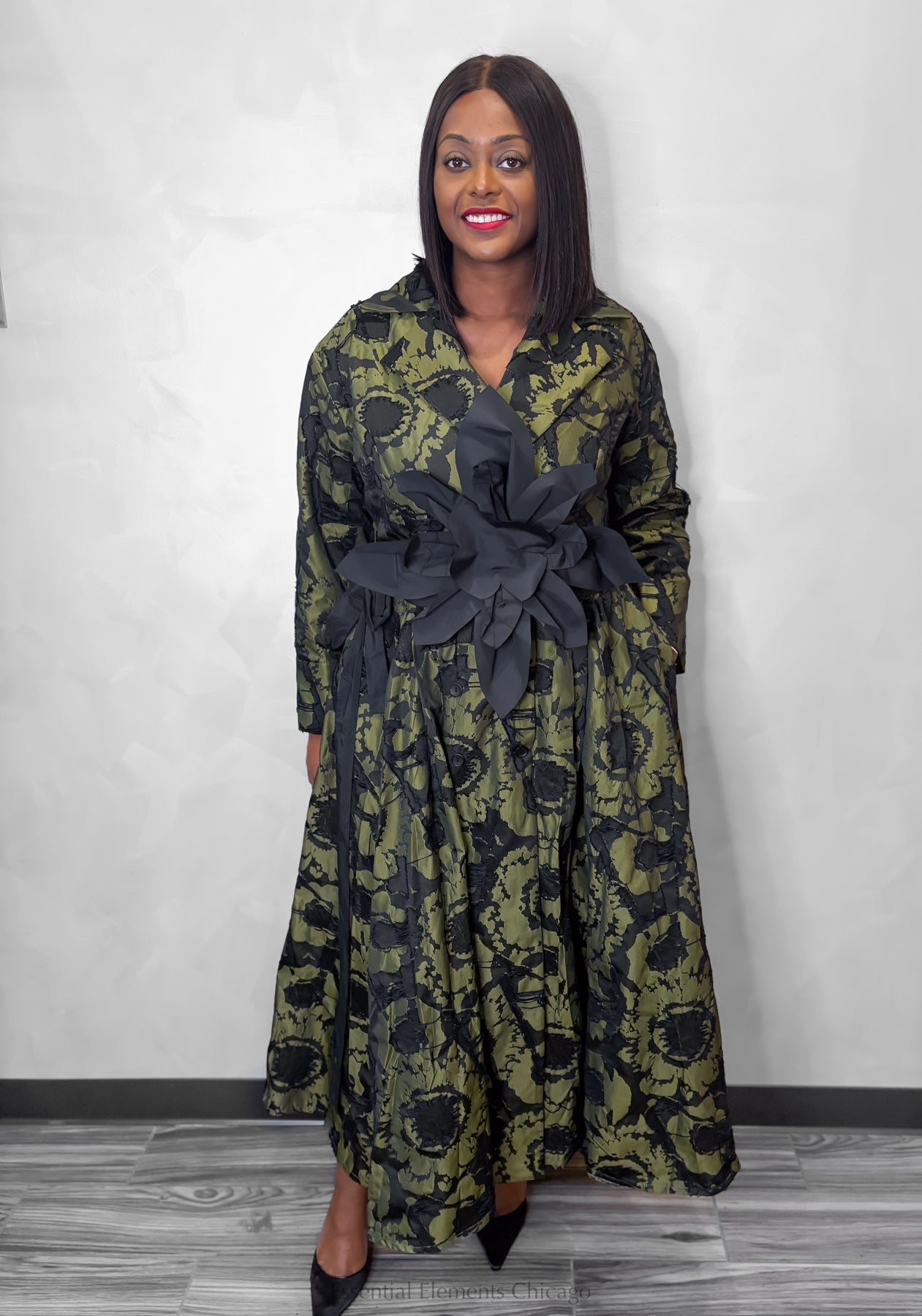 Bize Midnight Bloom  Dress