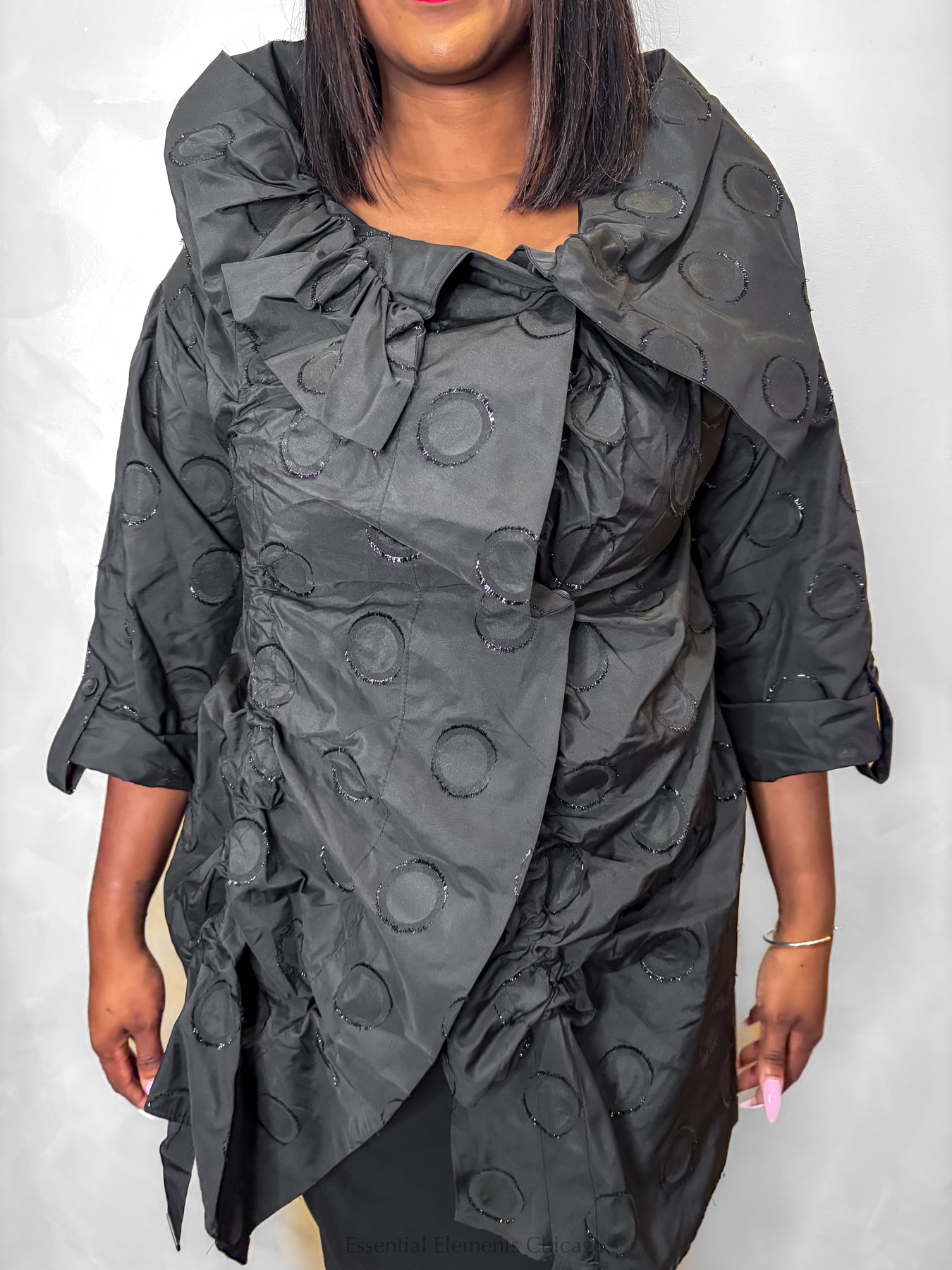 Bize Black Dot Jacket