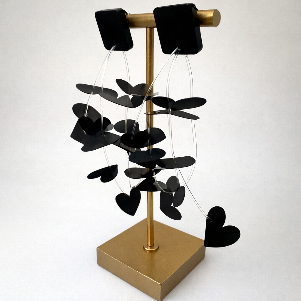 TAKARA Floating Hearts Earrings