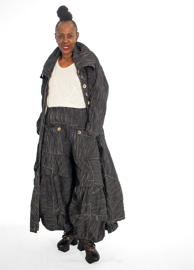 Bodil Long Coat, Noir