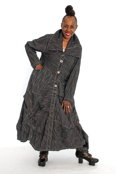 Bodil Long Coat, Noir
