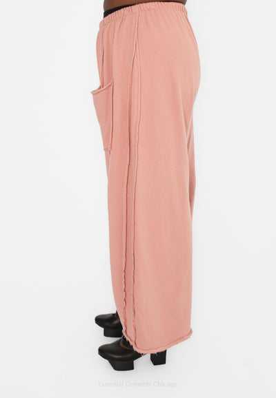 Bodil Curved Pant, Rose