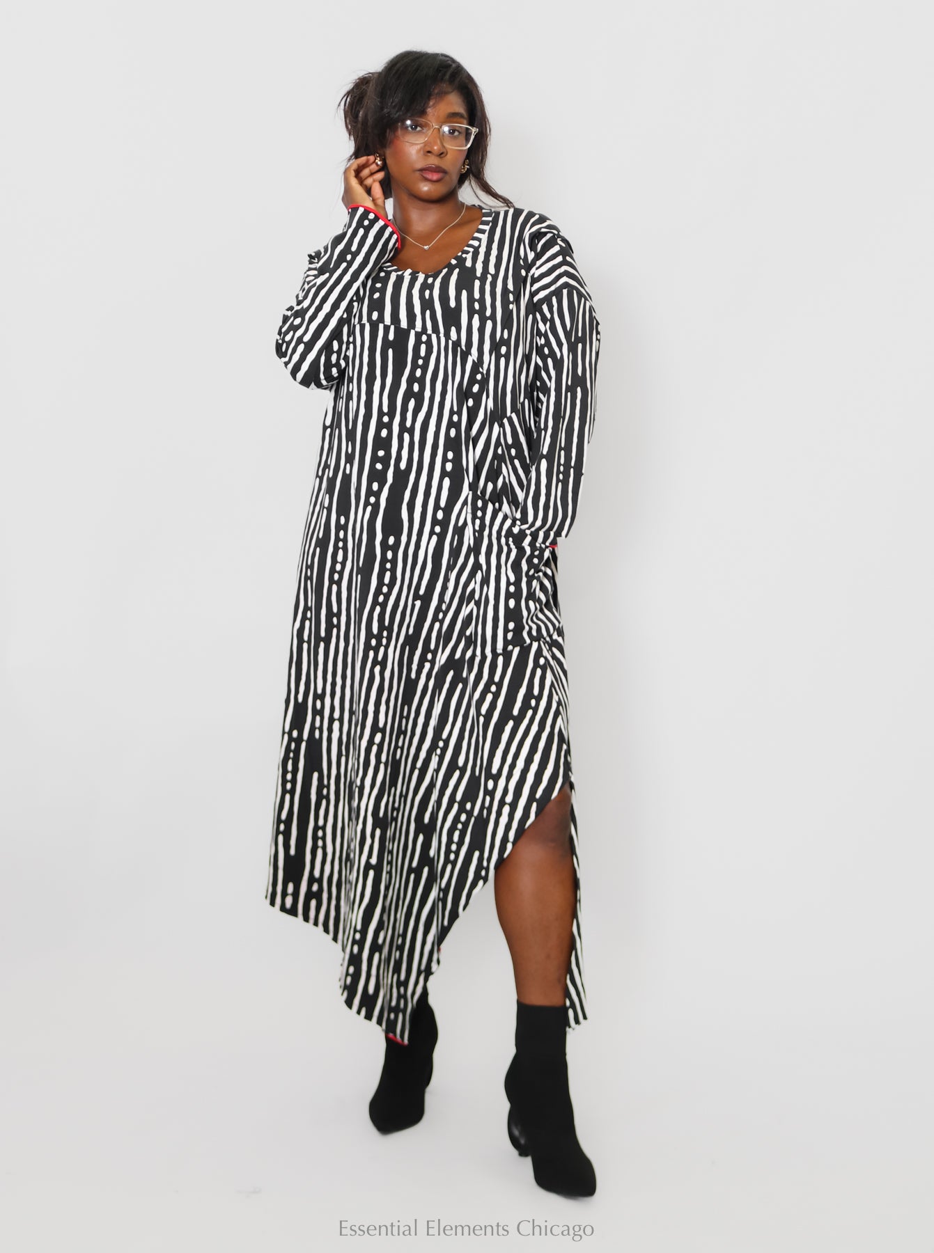 Bread & Butter Asymmetrical Maxi Dress