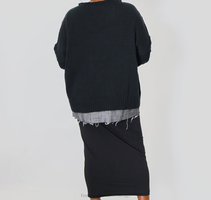 Bread & Butter Denim Pocket Sweater