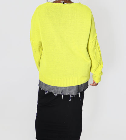 Bread & Butter Denim Pocket Sweater