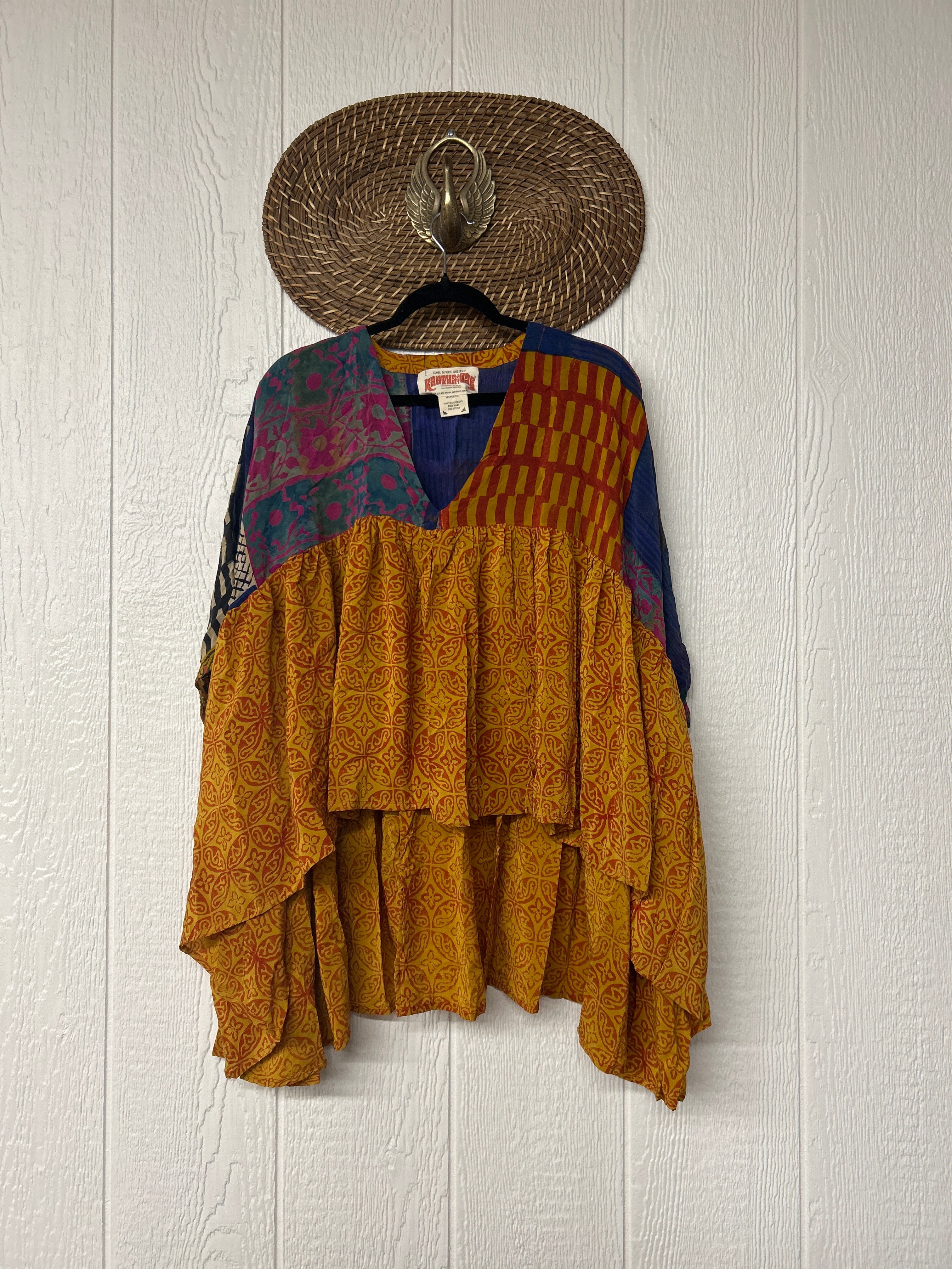 Kantha Gold Dust Crop Top - Essential Elements Chicago