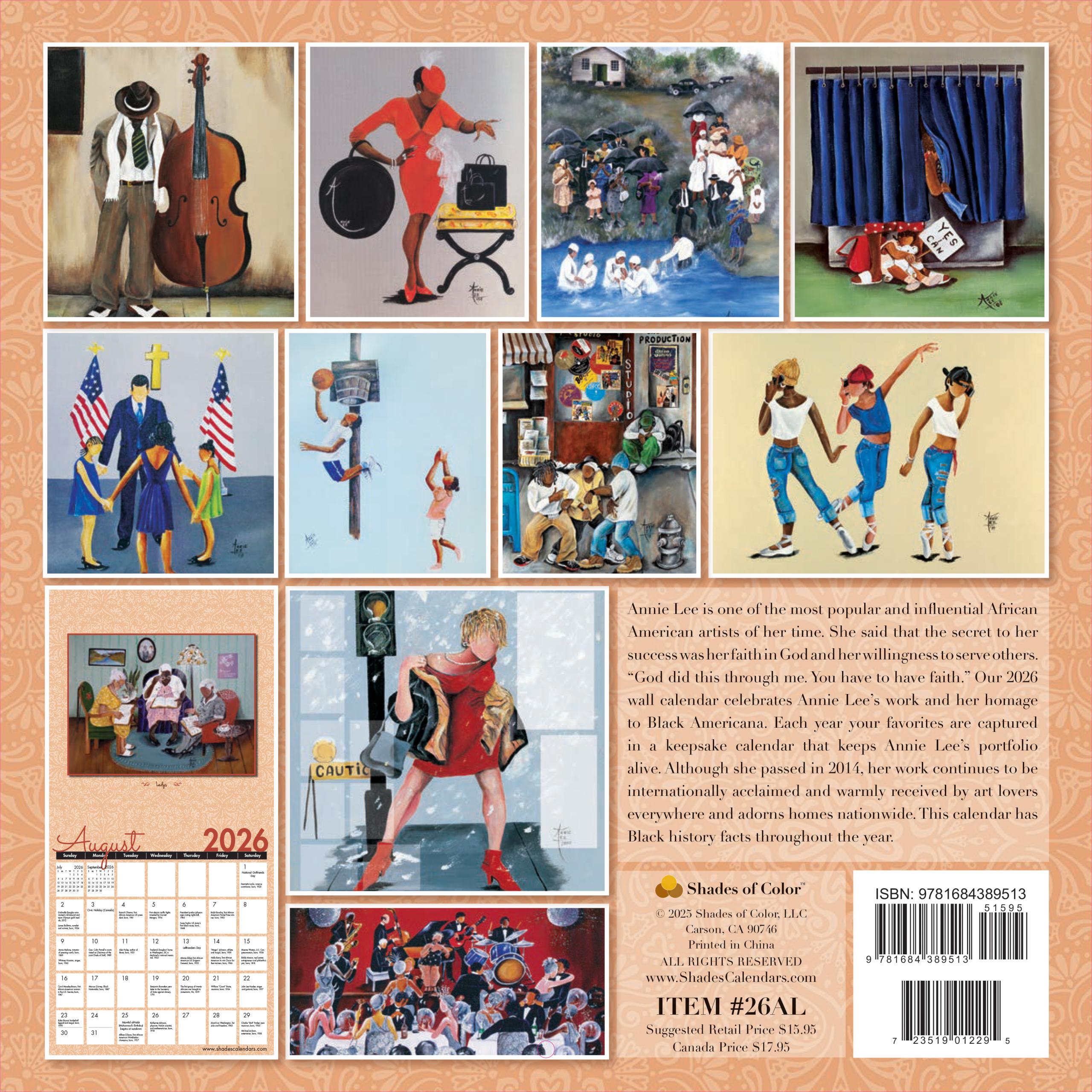 Shades of Color 2026 Wall Calendar