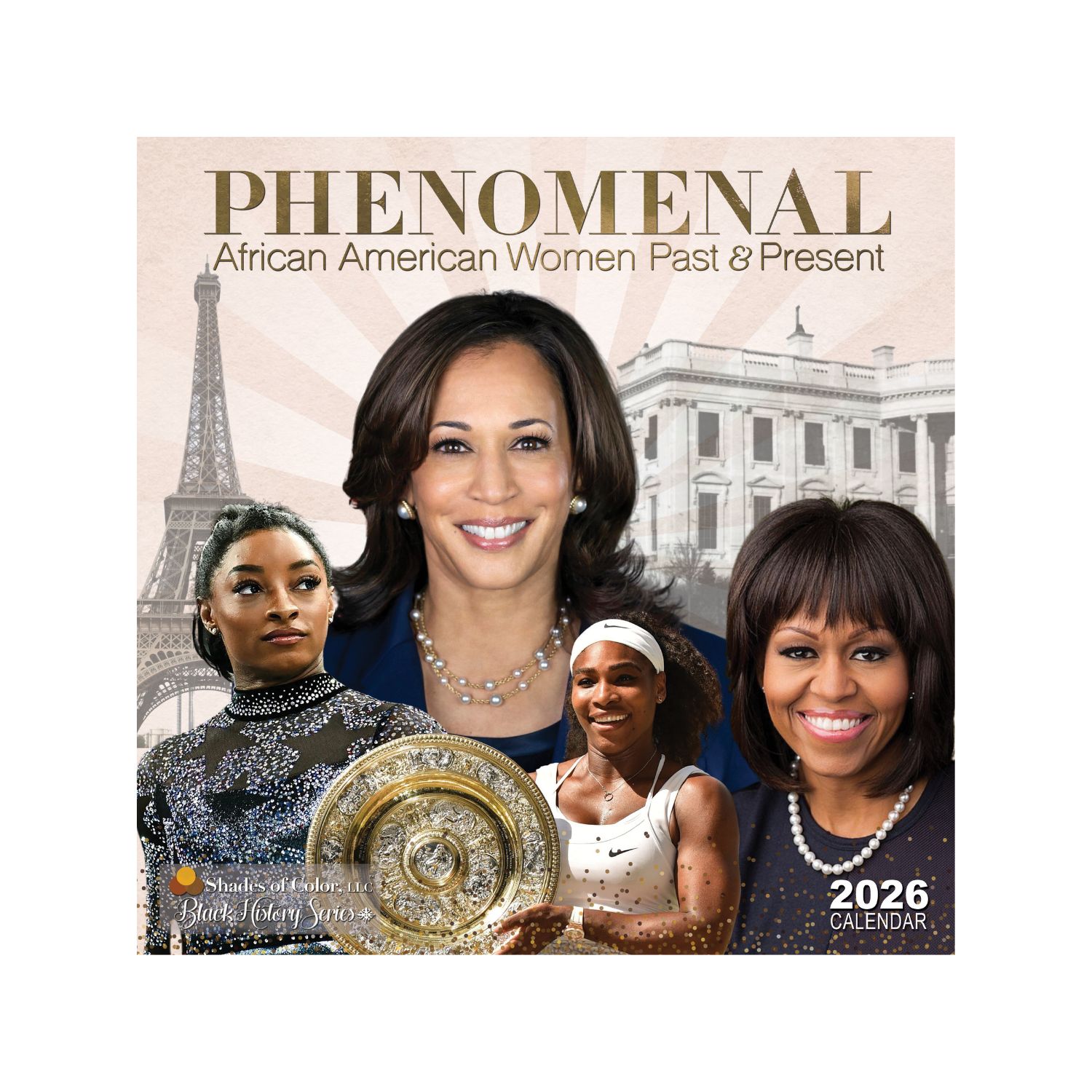 Shades of Color 2026 Wall Calendar