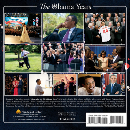 Shades of Color 2026 Wall Calendar