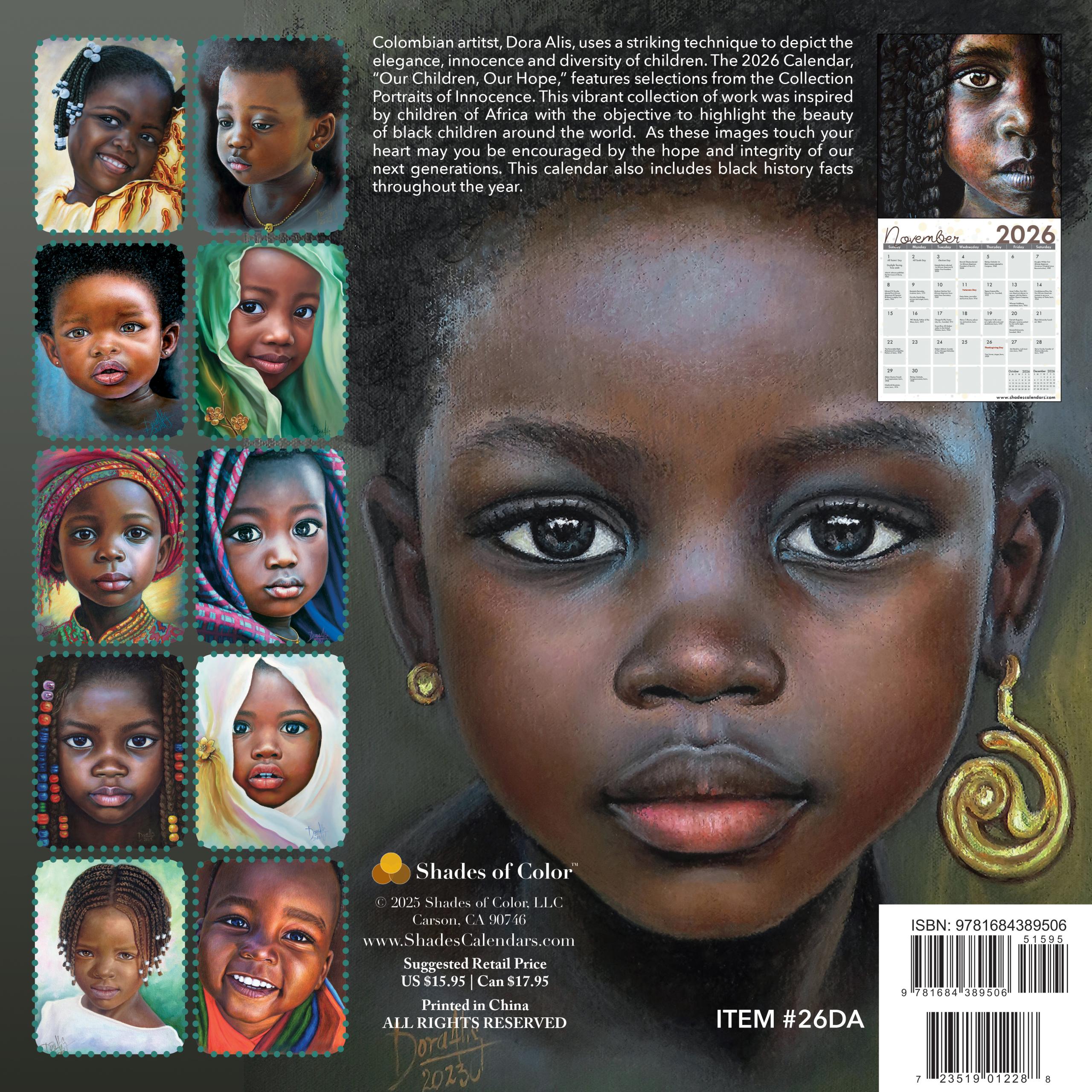 Shades of Color 2026 Wall Calendar
