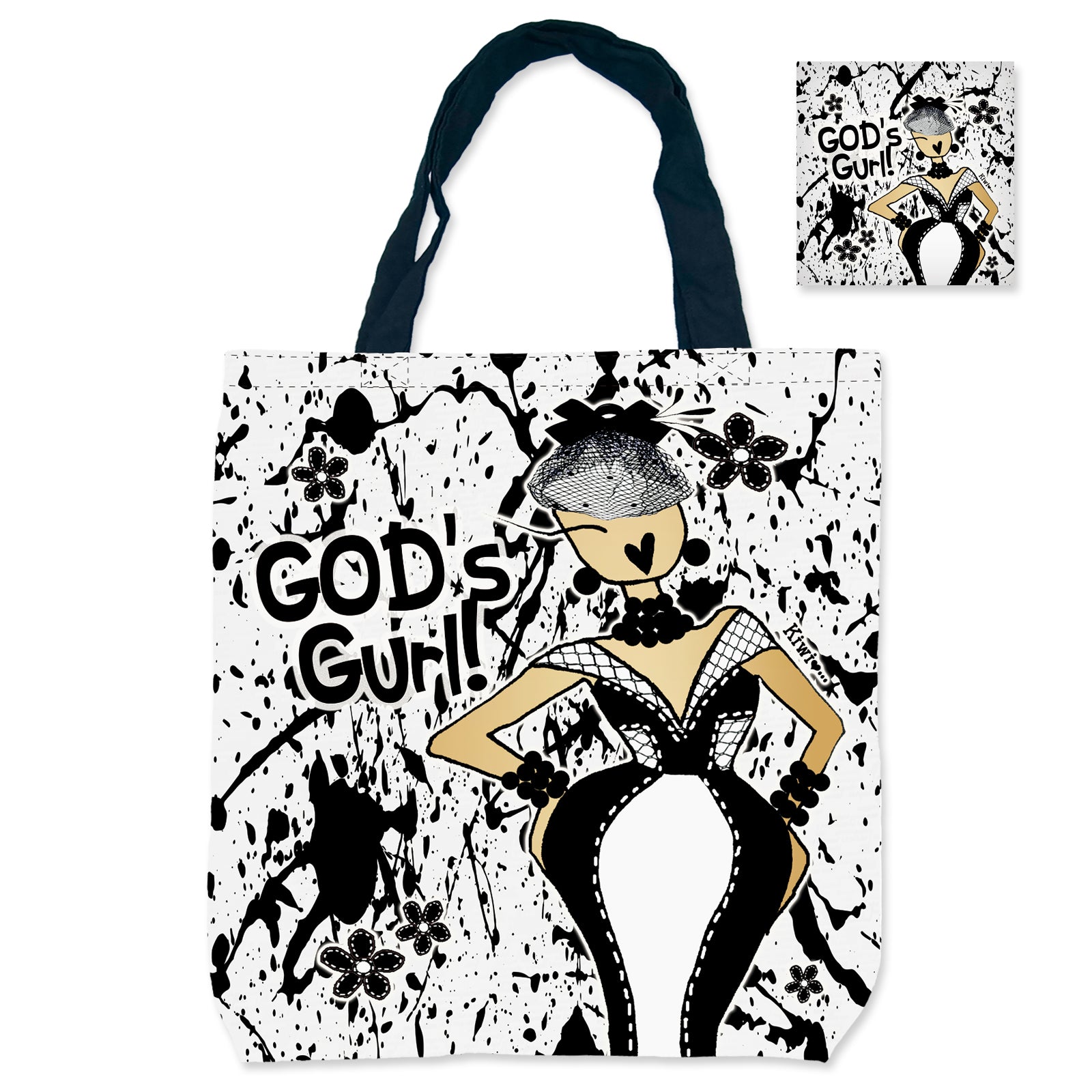 Shades of Color Canvas Shopping Bag