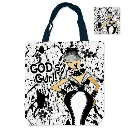 Shades of Color Canvas Shopping Bag