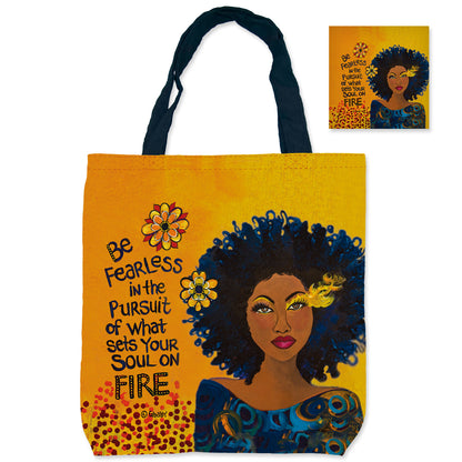 Shades of Color Canvas Shopping Bag