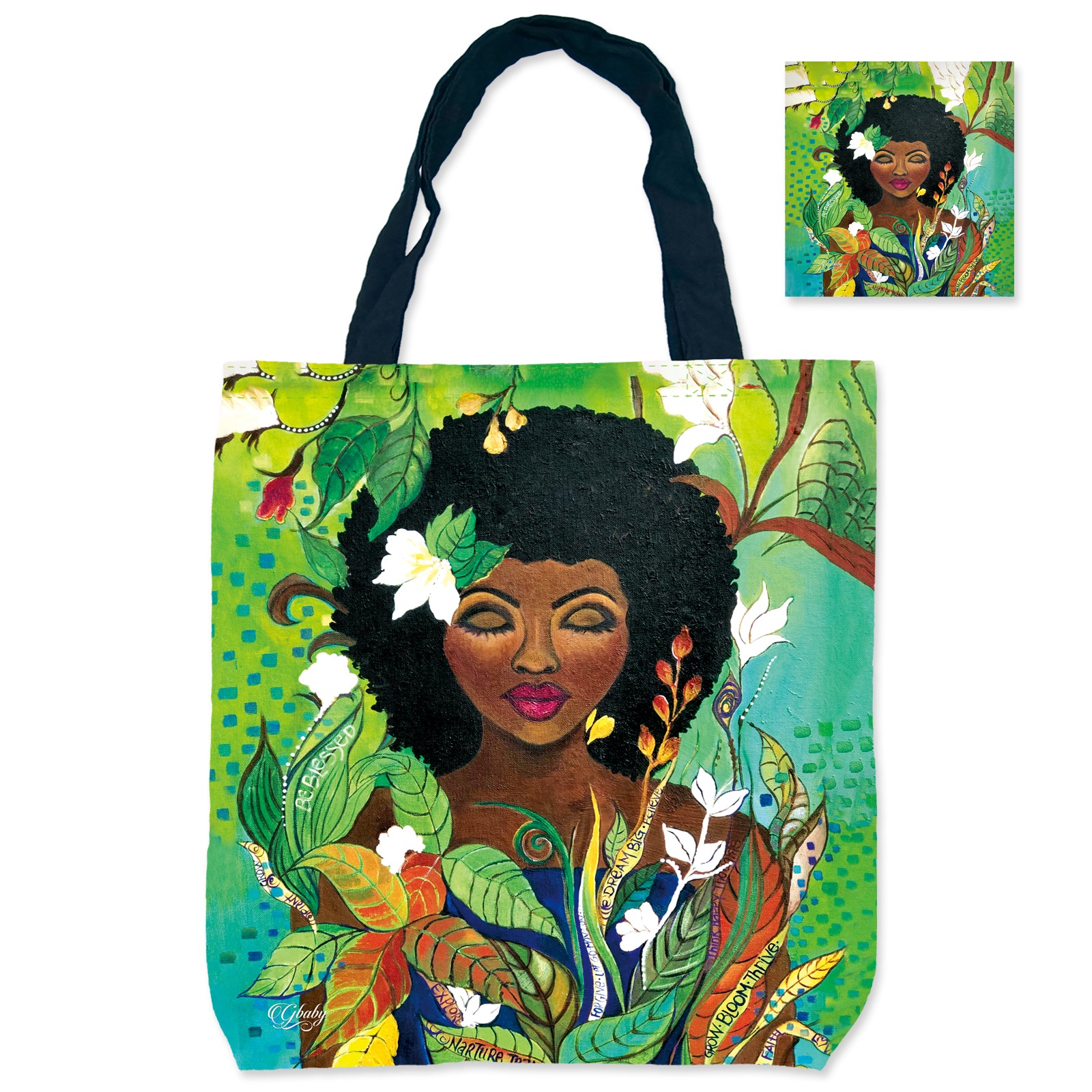 Shades of Color Canvas Shopping Bag