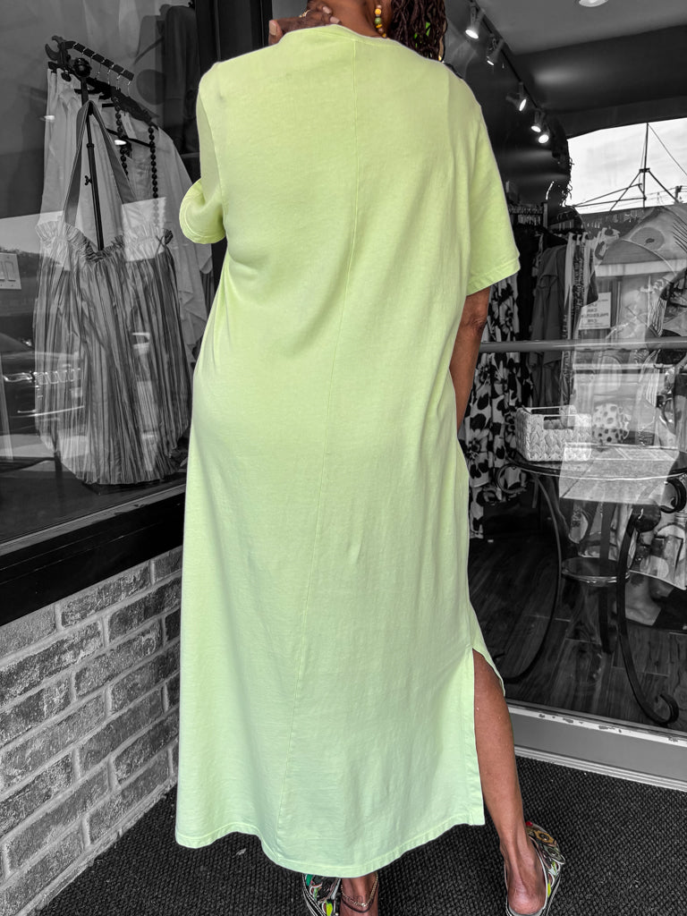 Cotton Lani Scoop Neck Dress