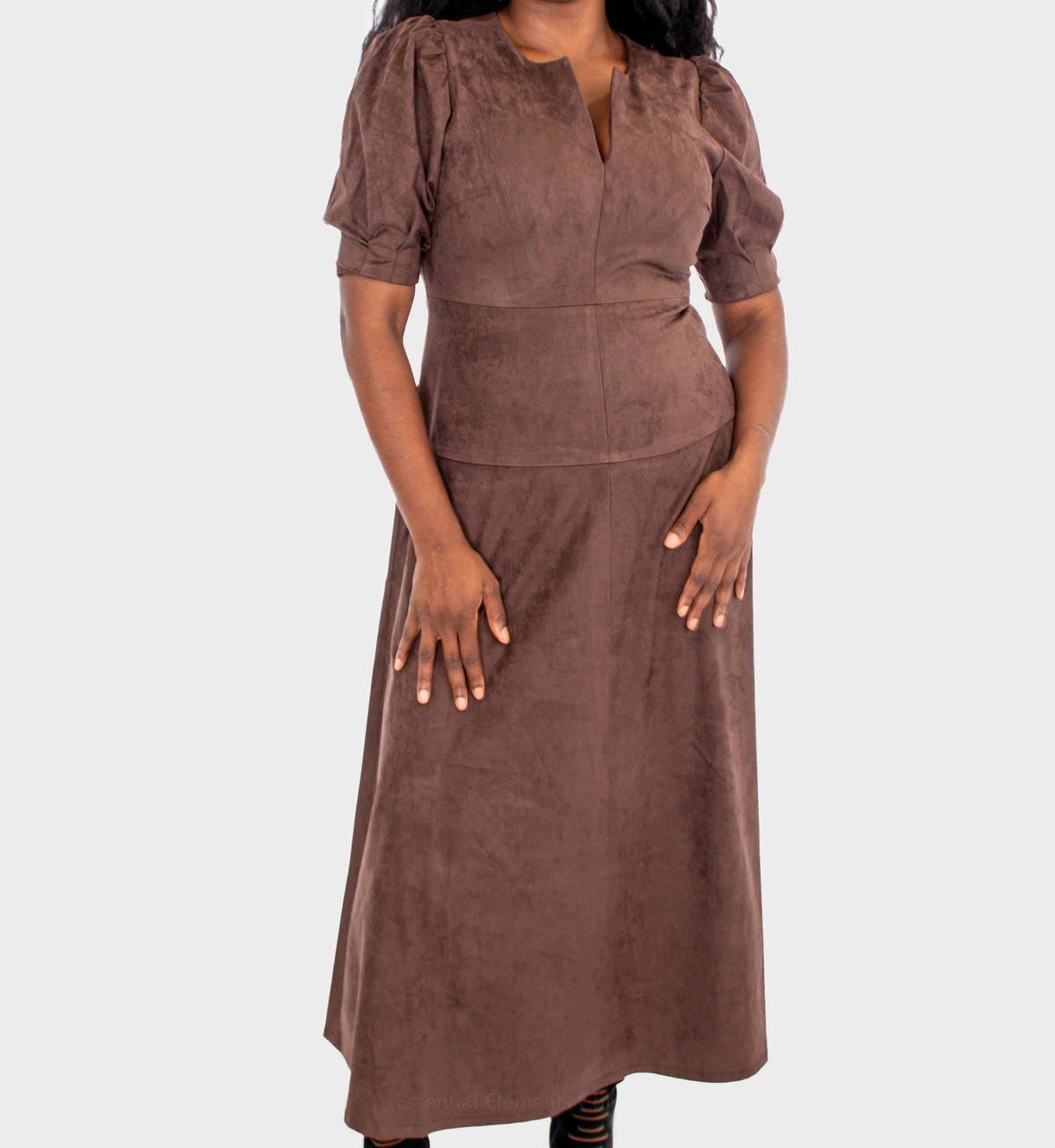 Dolce Cabo Faux Suede Maxi Dress