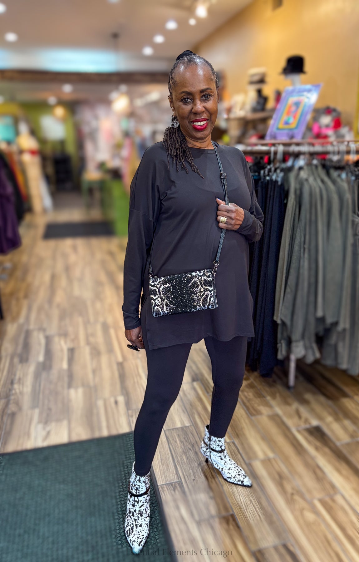 Essential Basics Crew Neck Legging Set - PLUS