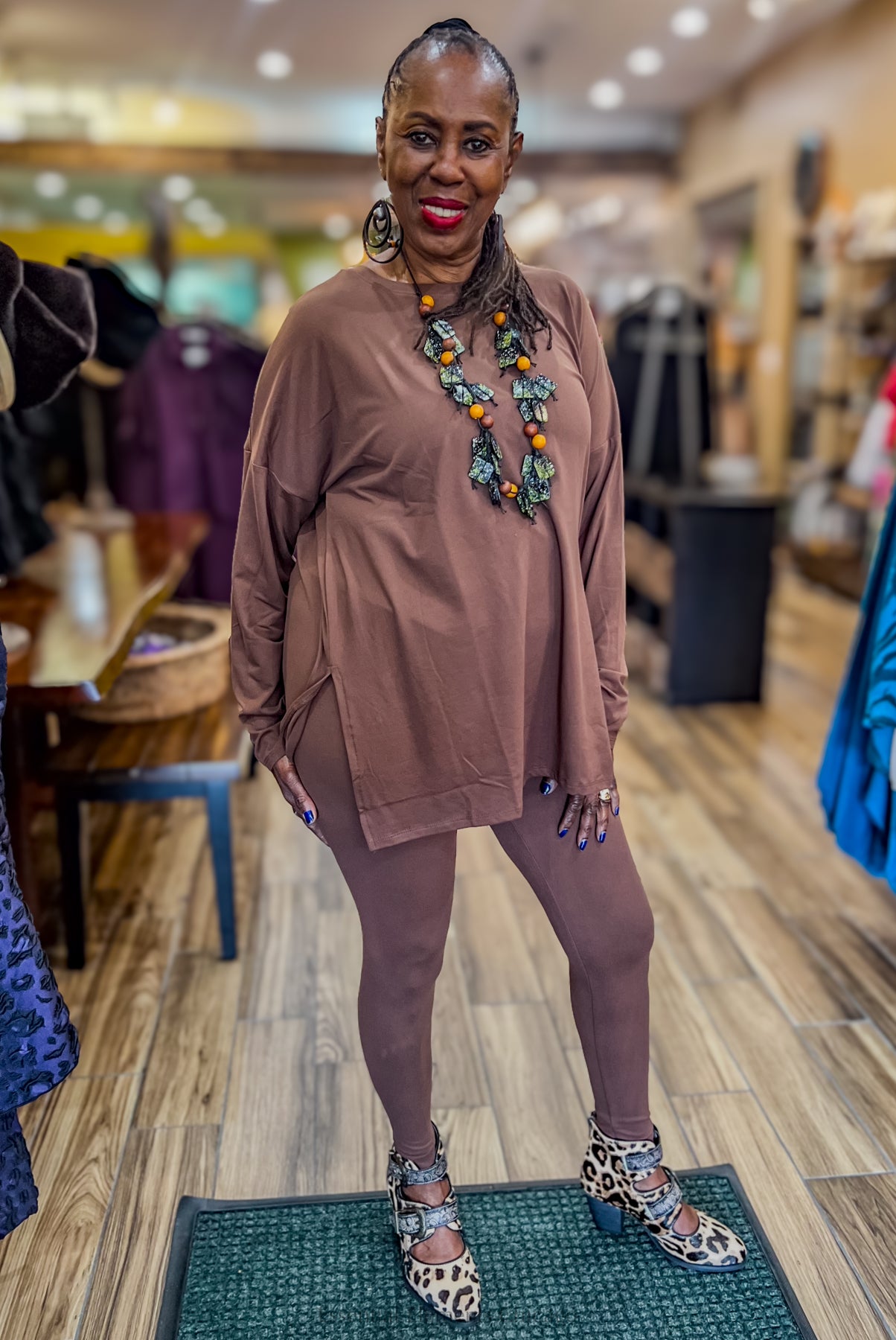 Essential Basics Crew Neck Legging Set