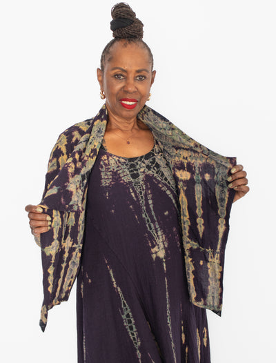 Gerties Hand Dyed Shrug, Autumn