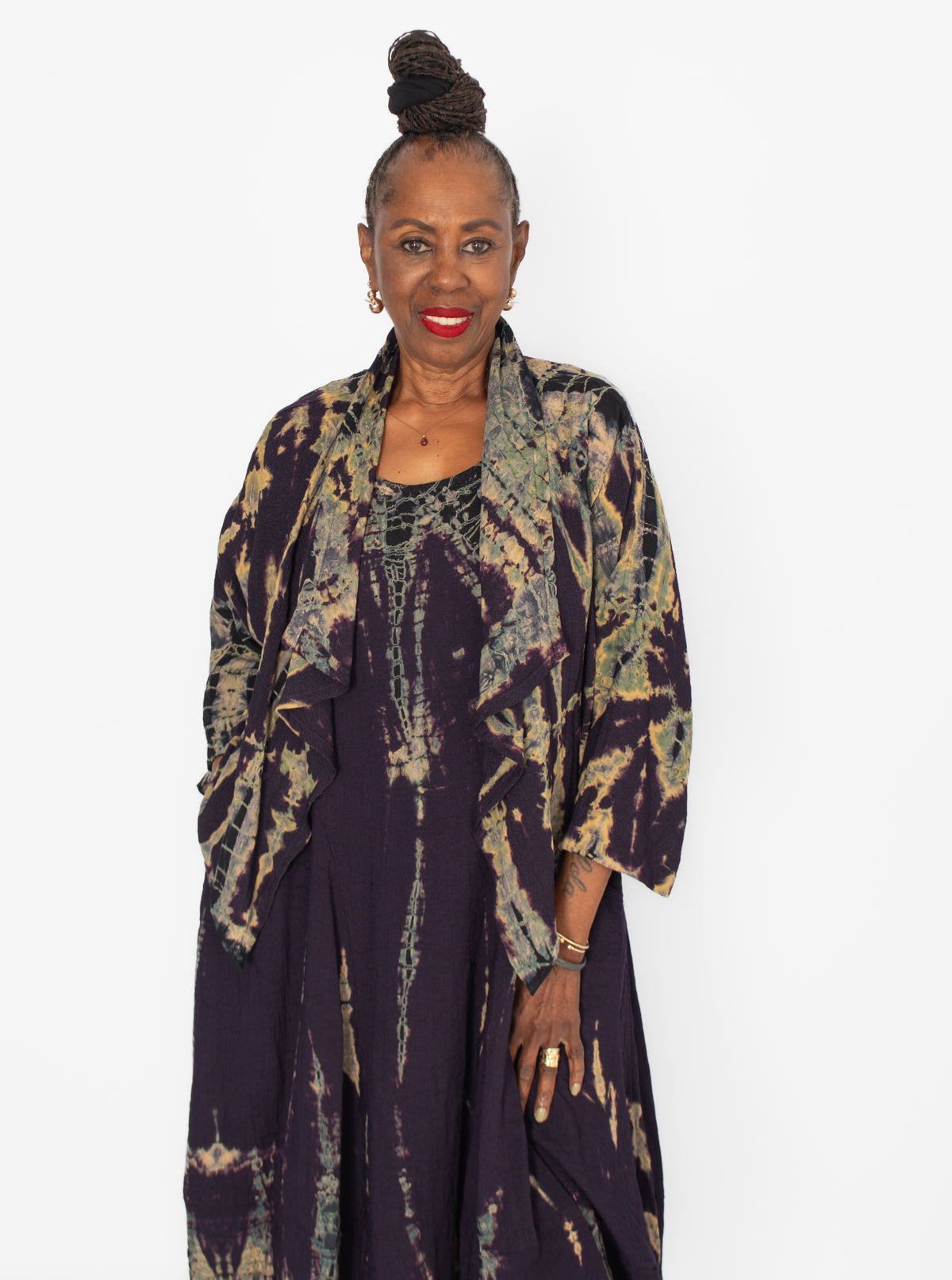 Gerties Hand Dyed Shrug, Autumn