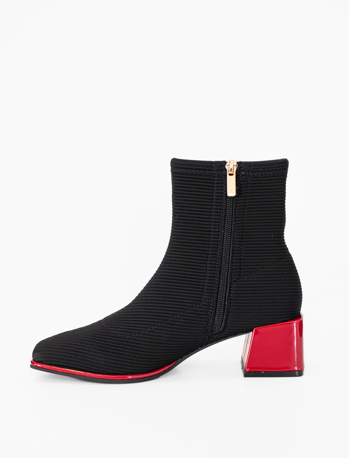 Gioseppo Red Heel Ankle Boots
