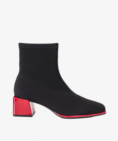 Gioseppo Red Heel Ankle Boots