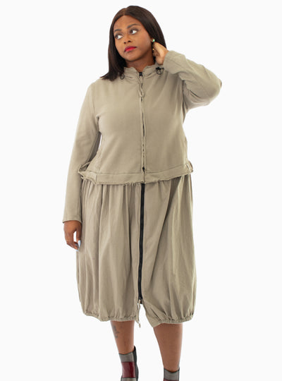 Grizas Hooded Jacket Dress - Essential Elements Chicago