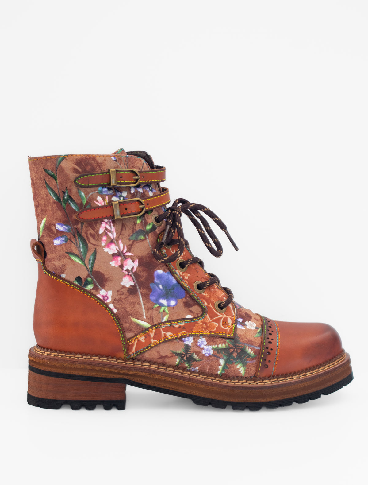 L'Artiste Alltheway Lace-Up Bootie, Camel - Essential Elements Chicago