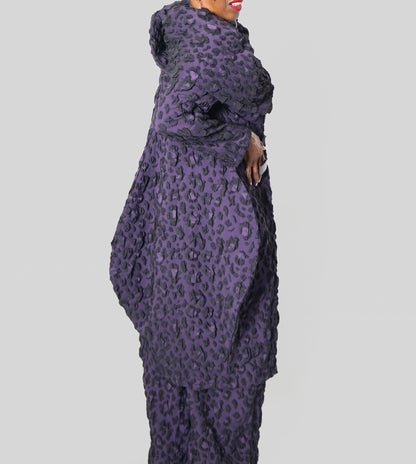 Heydari Textured Purple Jacket