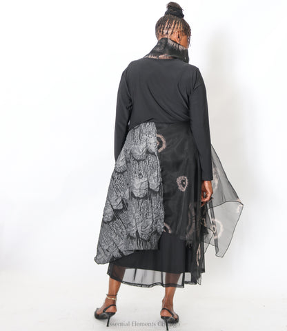 Heydari Texture & Swirl Dress - Essential Elements Chicago