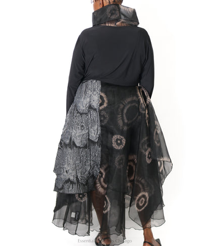Heydari Texture & Swirl Dress - Essential Elements Chicago