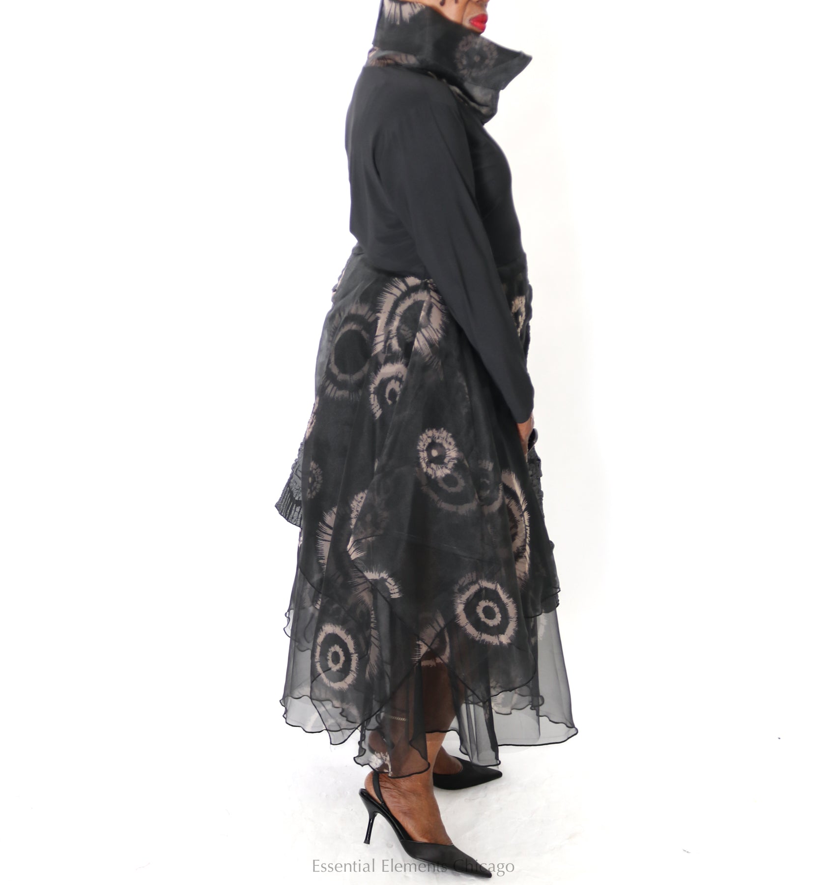 Heydari Texture & Swirl Dress - Essential Elements Chicago