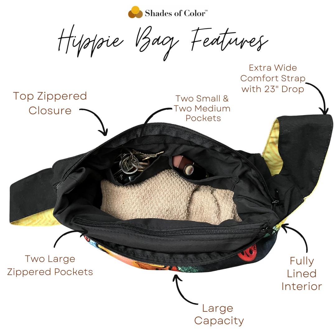 Shades of Color Hippie Bag