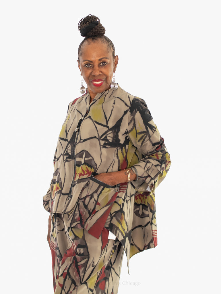 IC Collection Zip Front Top